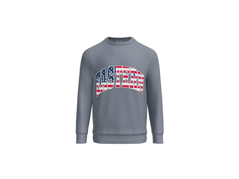 Eastern Block Flag - Comfort Colors Crewneck Sweatshirt - Blue Jean