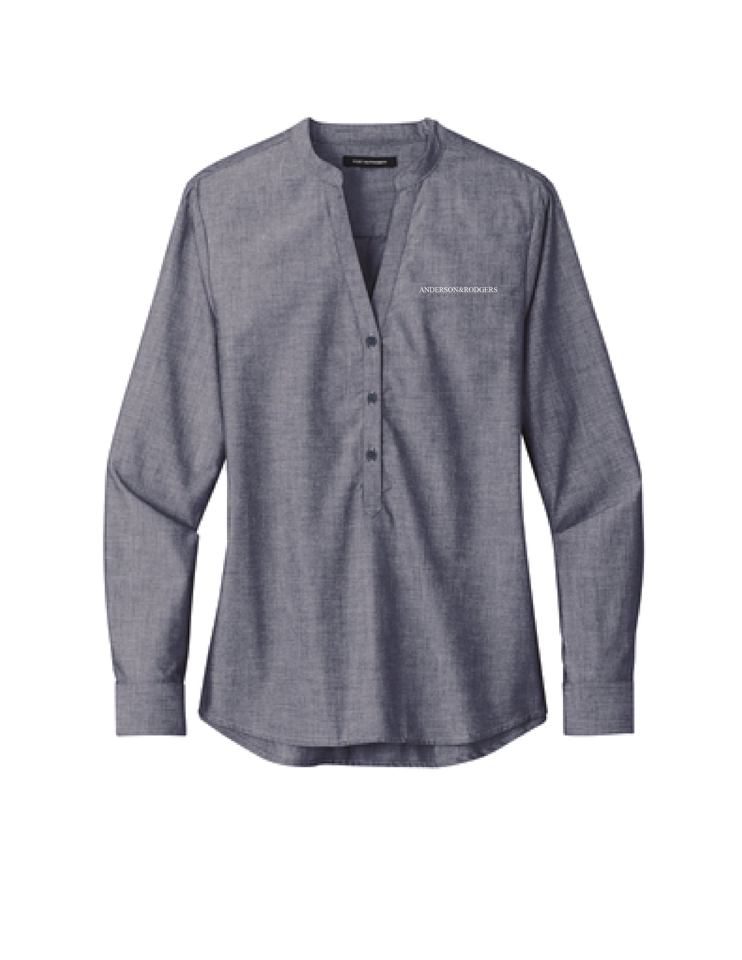 Port Authority® Ladies Long Sleeve Chambray Easy Care Shirt