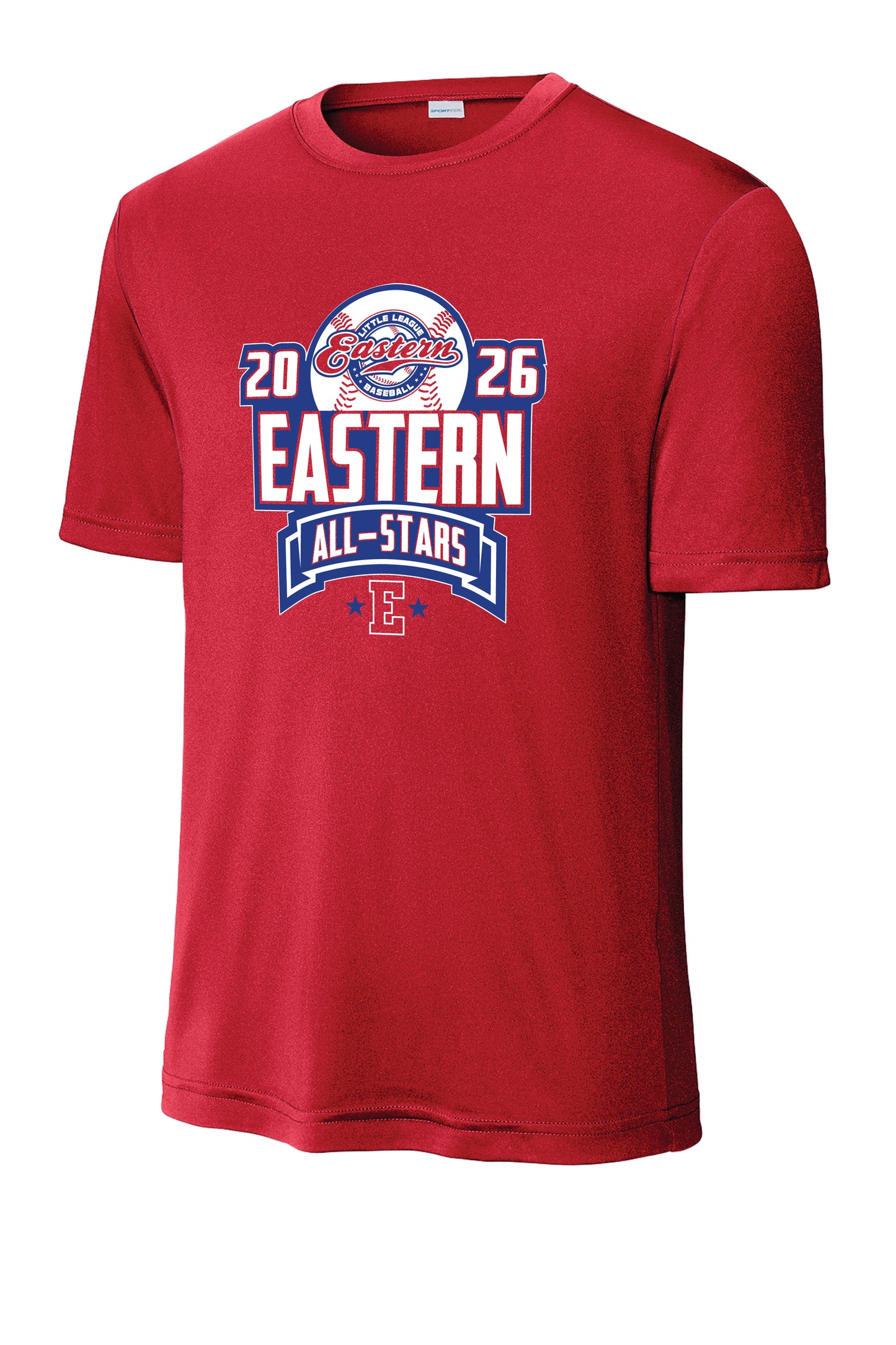 2026 All-Stars - Sport Tek Dry Fit T-Shirt - Red - Youth and Adult