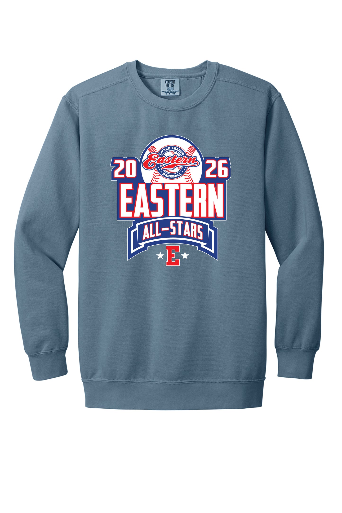 2026 All-Stars - Comfort Colors Crewneck Sweatshirt - Blue Jean