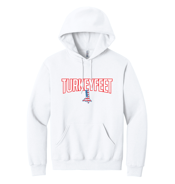 Turkeyfeet 26 - Jerzees Hoodie - White - Youth & Adult