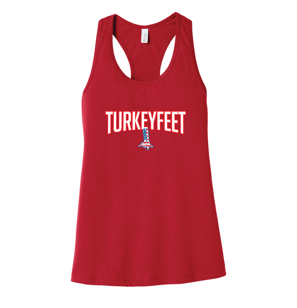 Turkeyfeet 26 - Bella Women’s Racerback Tank - Red