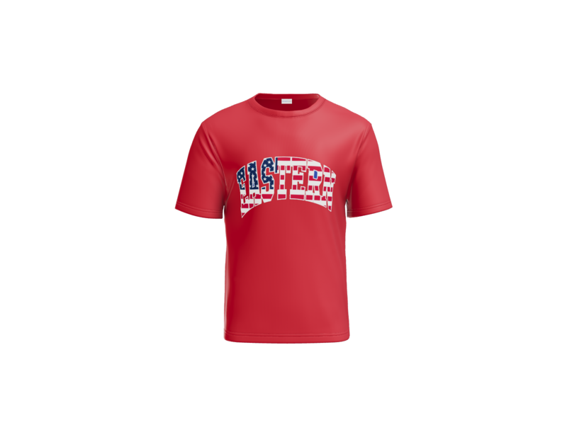Eastern Block Flag - Sport Tek Dry Fit T-Shirt - Red - Youth and Adult