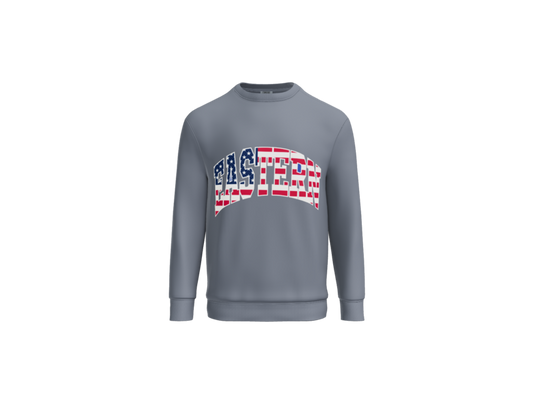 Eastern Block Flag - Comfort Colors Crewneck Sweatshirt - Blue Jean