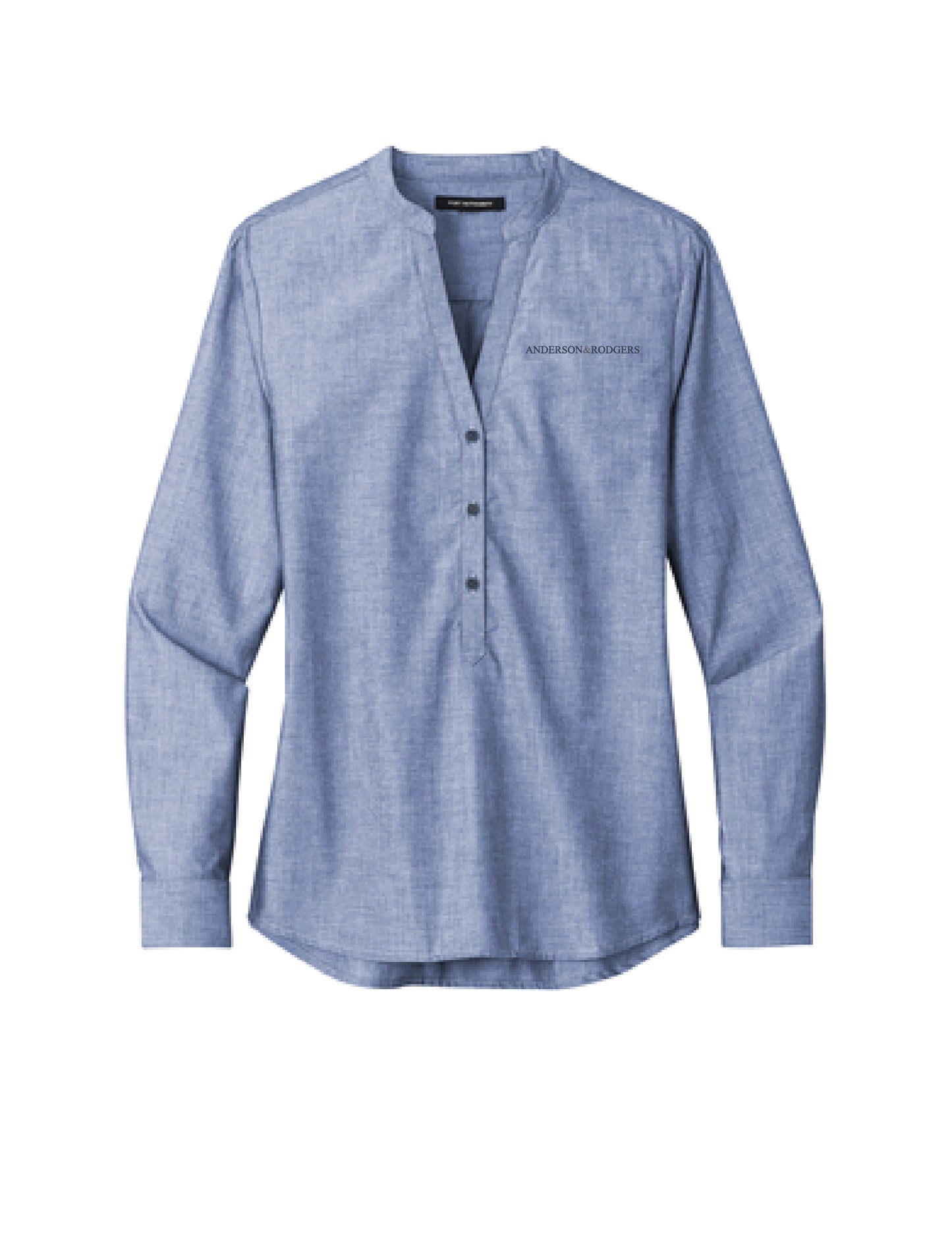 Port Authority® Ladies Long Sleeve Chambray Easy Care Shirt