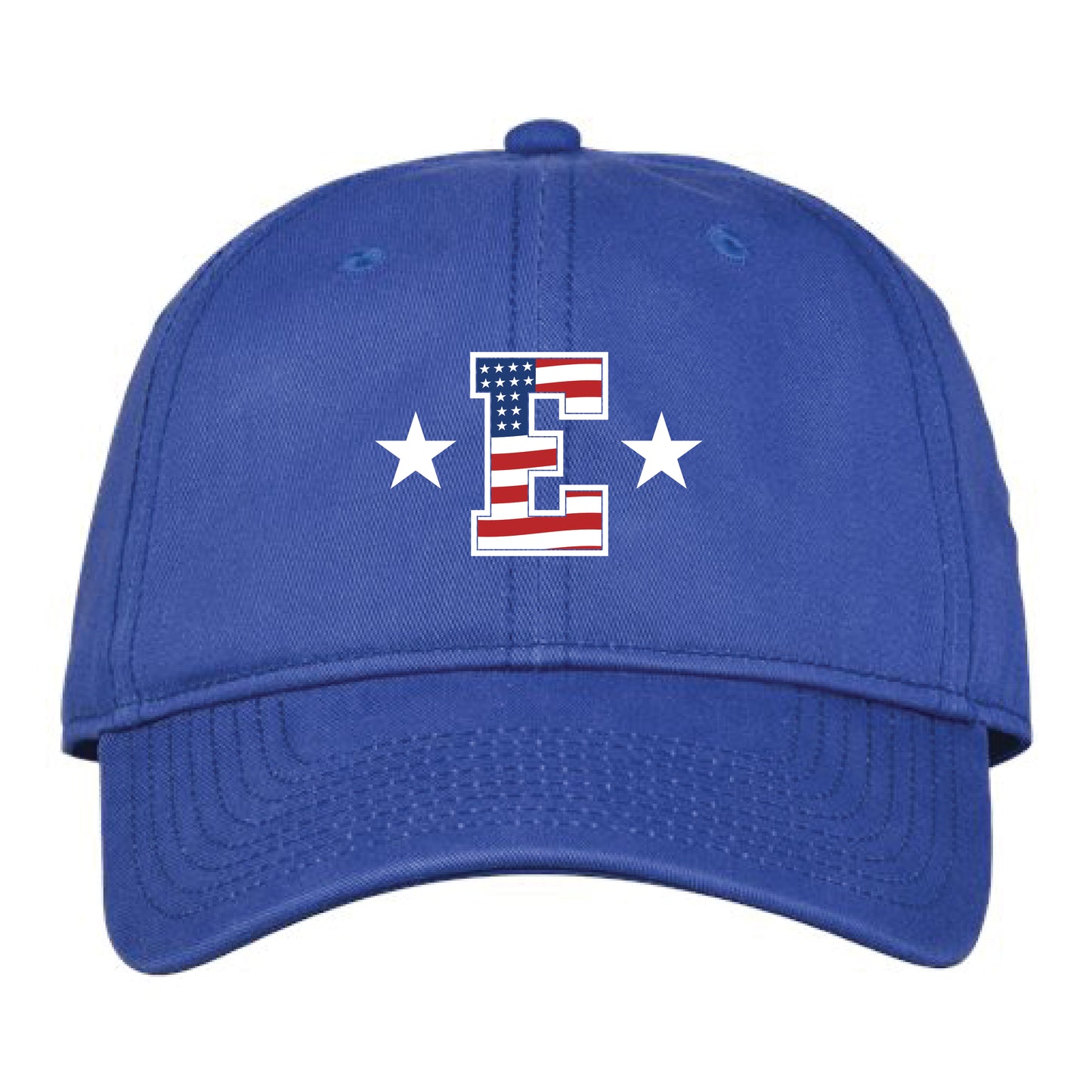 *E* - Valucap Brushed Twill Hat - Royal Blue