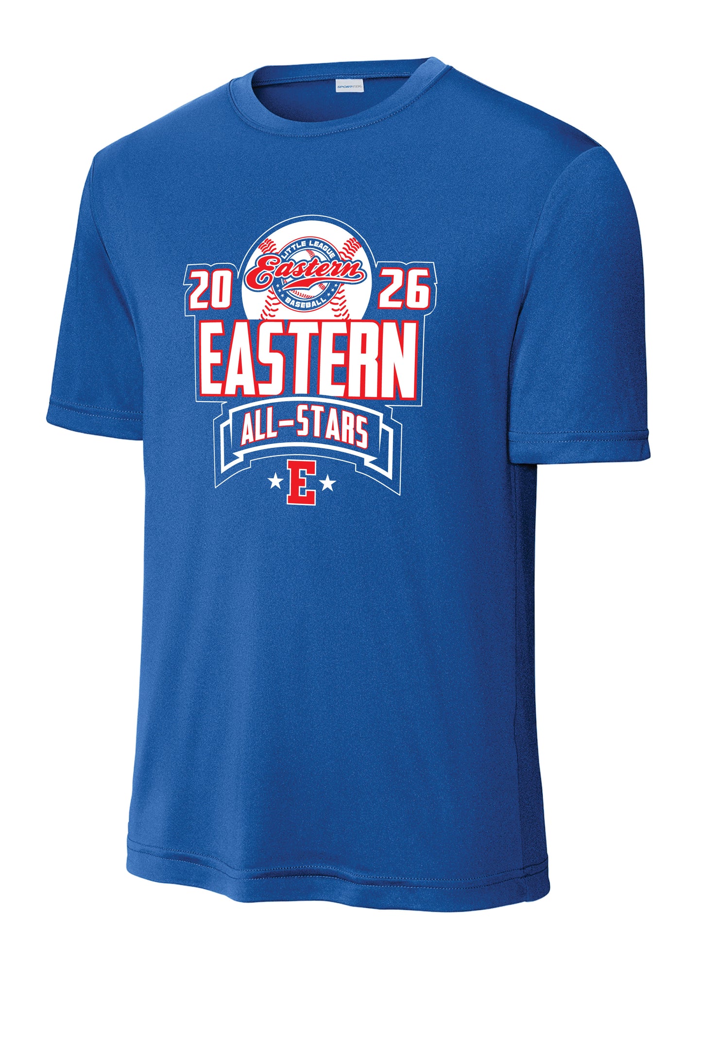 2026 All-Stars - Sport Tek Dry Fit T-shirt - Royal - Youth and Adult