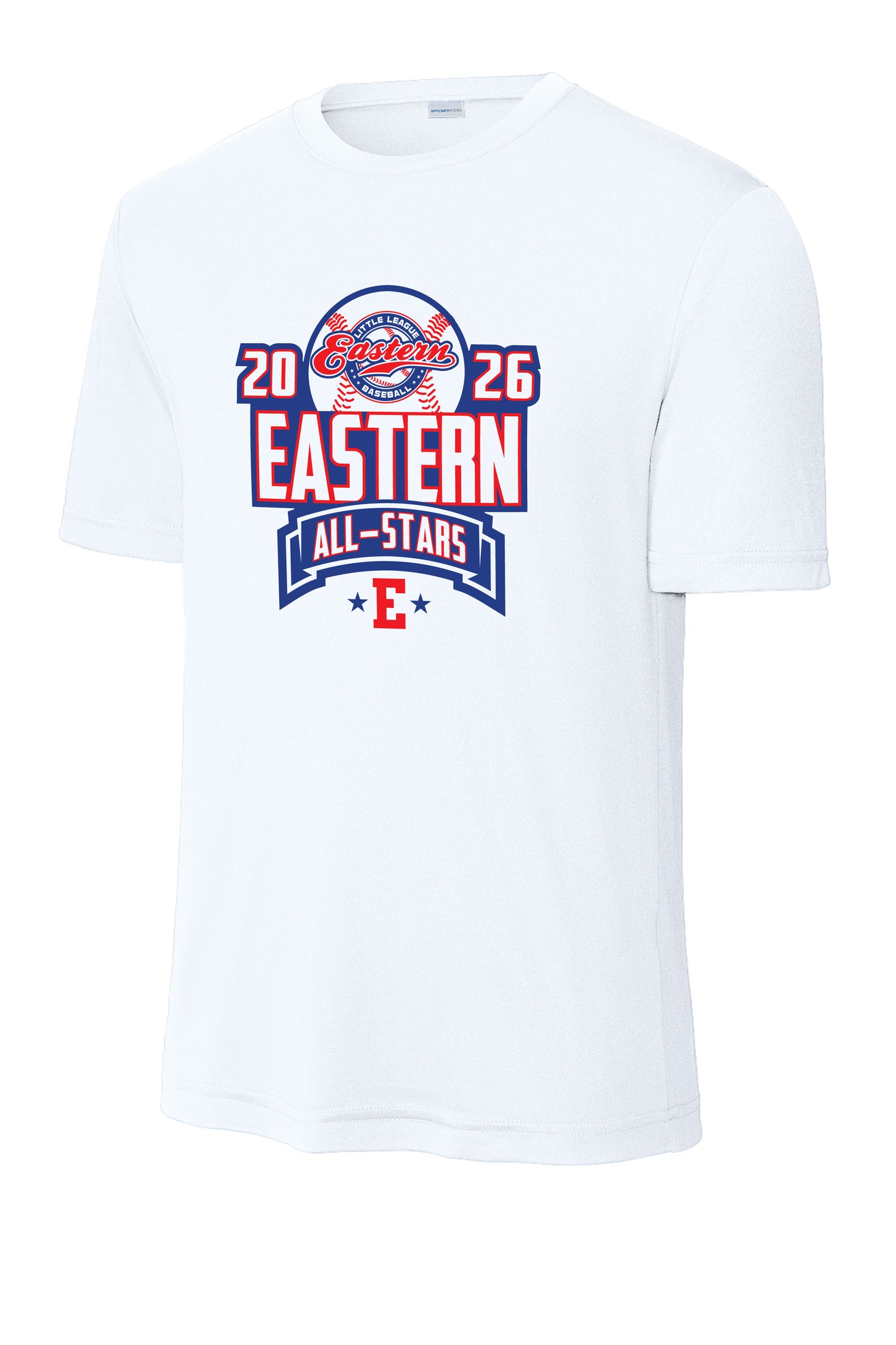 2026 All-Stars - Sport Tek Dry Fit T-shirt - White - Youth and Adult