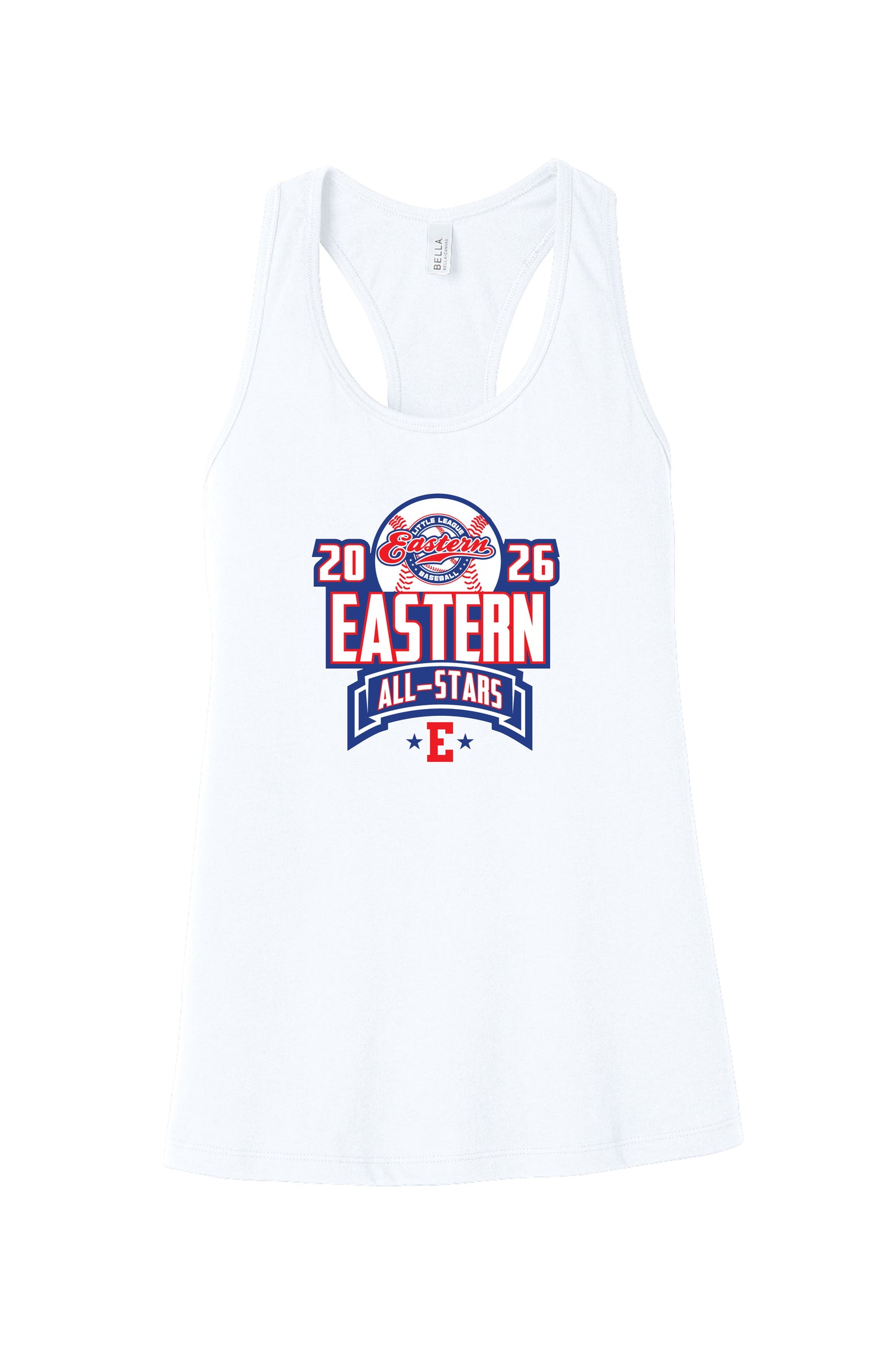 2026 All-Stars - Bella Women’s Racerback Tank - White