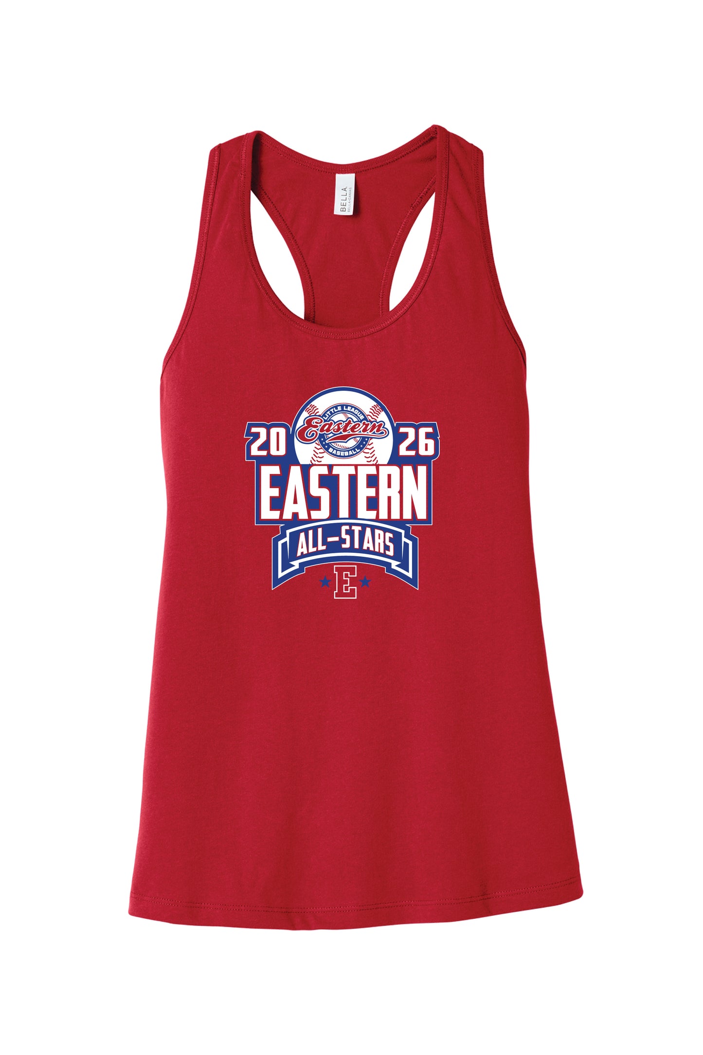 2026 All-Stars - Bella Women’s Racerback Tank - Red