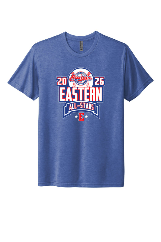 2026 All-Stars - Next Level Tri Blend Tee - Youth and Adult - Vintage Royal