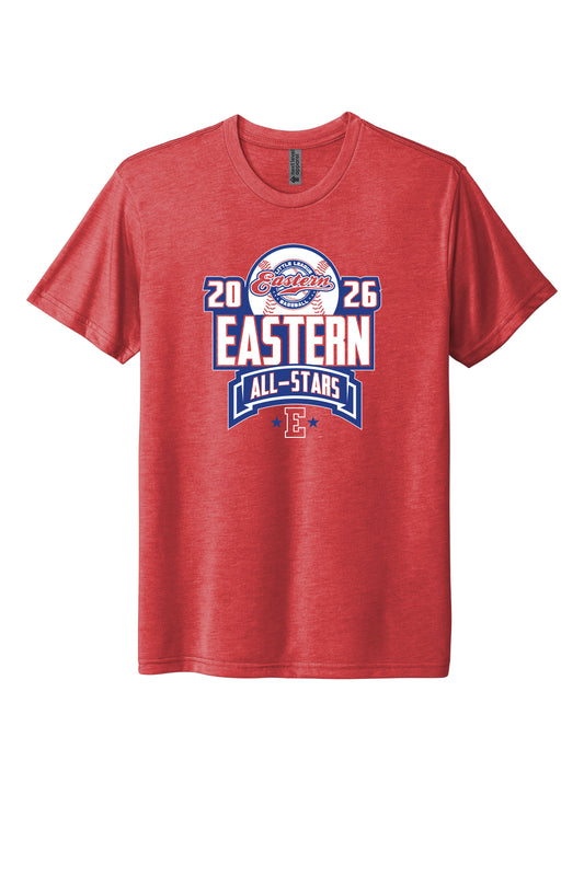 2026 All-Stars - Next Level Tri Blend Tee - Youth and Adult - Vintage Red