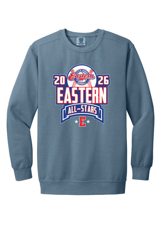 2026 All-Stars - Comfort Colors Crewneck Sweatshirt - Blue Jean