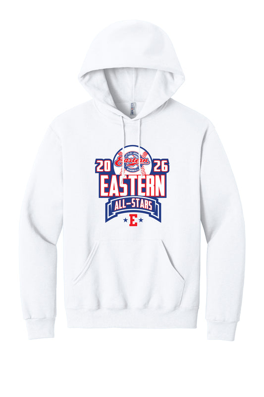 2026 All-Stars - Jerzees Hoodie - White - Youth & Adult