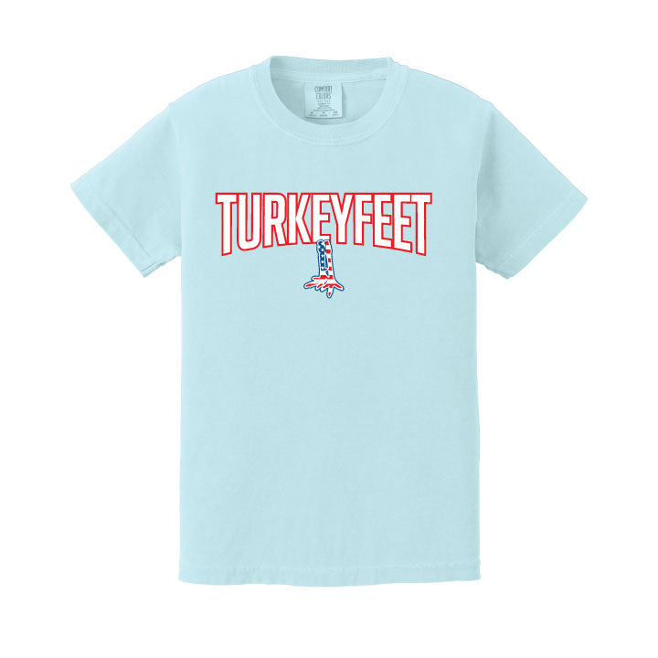 Turkeyfeet 26 - Comfort Colors Short Sleeve T-Shirt - Chambray - Youth and Adult
