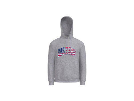 Eastern Block Flag - Jerzees Hoodie - Athletic Grey - Youth & Adult