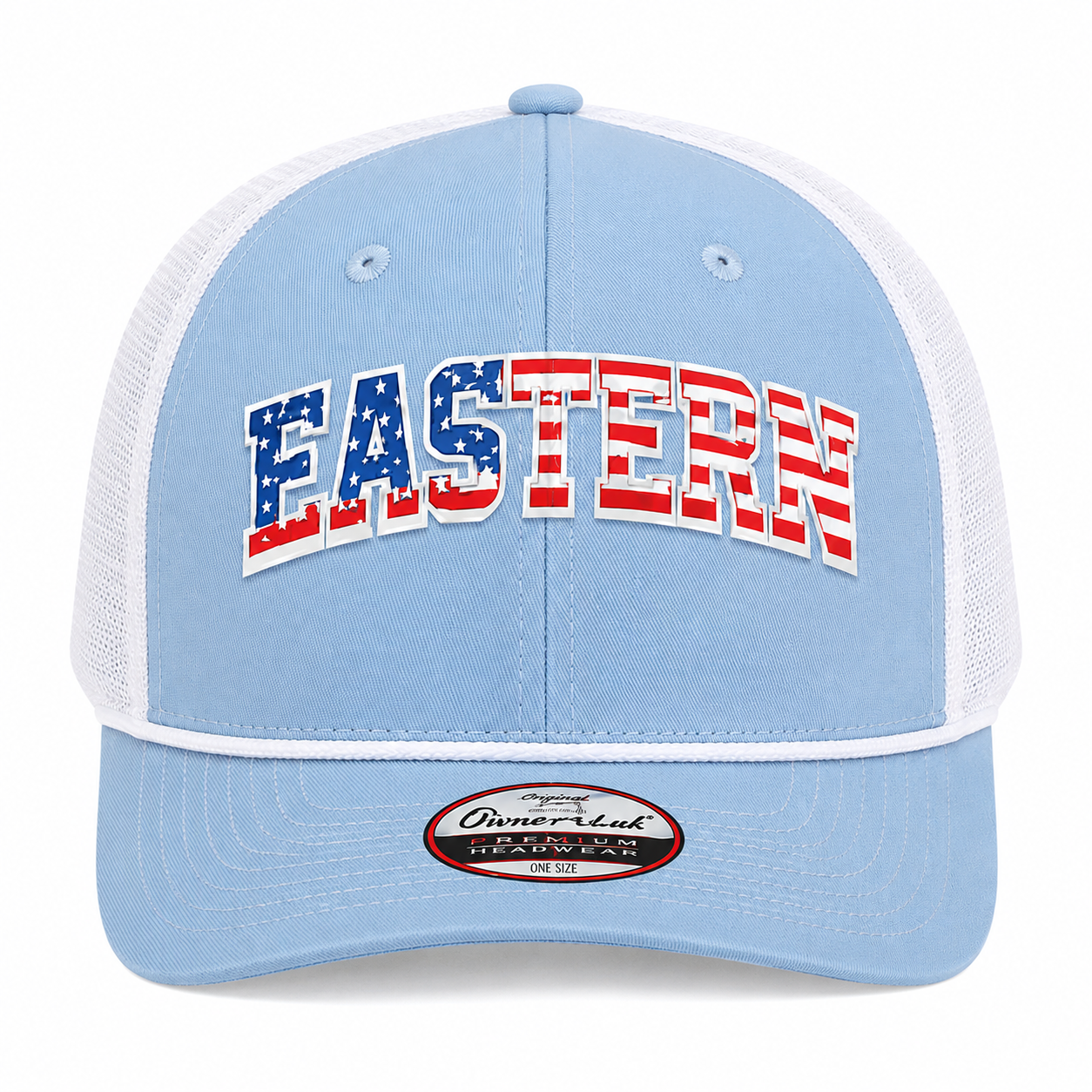Eastern Block Flag - Imperial Night Owl Rope Hat - Light Blue/White