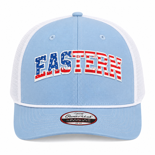 Eastern Block Flag - Imperial Night Owl Rope Hat - Light Blue/White