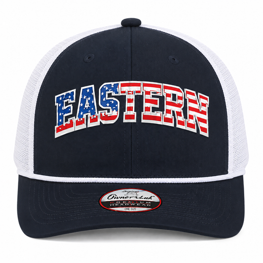 Eastern Block Flag - Imperial Night Owl Rope Hat - Navy/White