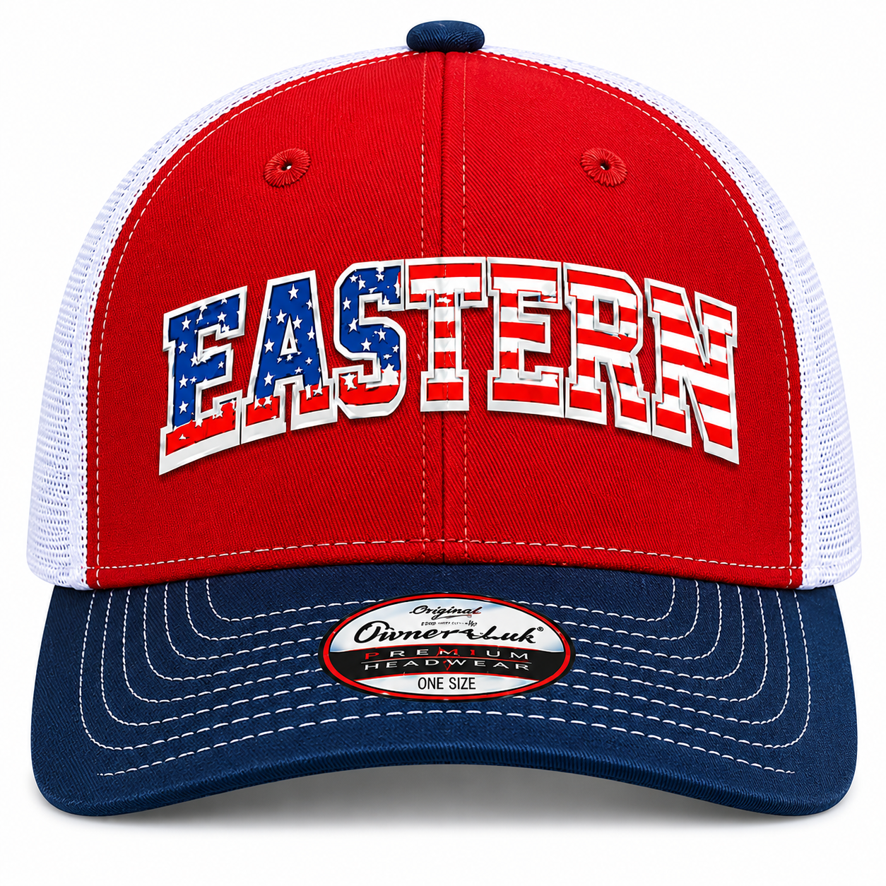 Eastern Block Flag - Richardson - Snapback Trucker Cap - Red/Navy/White