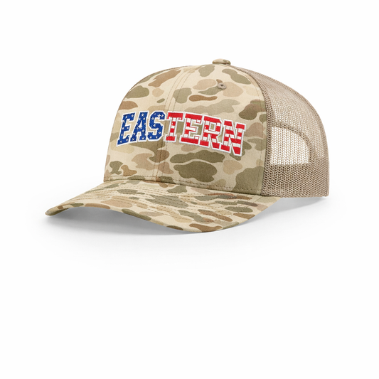 Eastern Block Flag - Richardson - Snapback Trucker Cap - Harvest Duck Camo