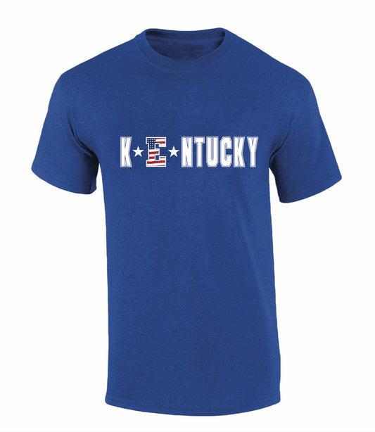 Kentucky (NO ROSTER) - Next Level Tri Blend Tee - Youth and Adult - Vintage Royal