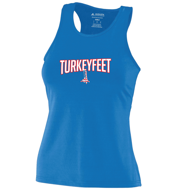 Turkeyfeet 26 - Augusta Performance Tank - Ladies & Girls - Royal