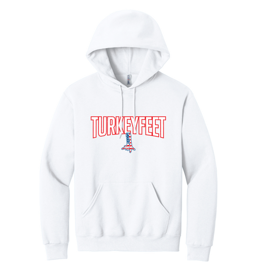 Turkeyfeet 26 - Jerzees Hoodie - White - Youth & Adult
