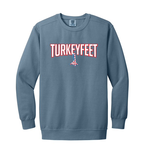 Turkeyfeet 26 - Comfort Colors Crewneck Sweatshirt - Blue Jean