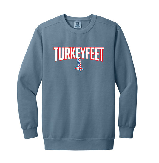 Turkeyfeet 26 - Comfort Colors Crewneck Sweatshirt - Blue Jean
