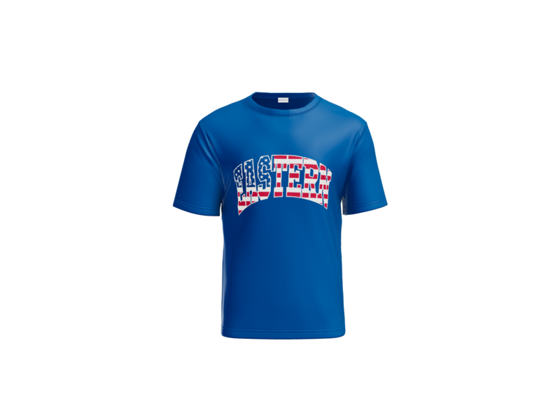 Eastern Block Flag - Sport Tek Dry Fit T-shirt - Royal - Youth and Adult