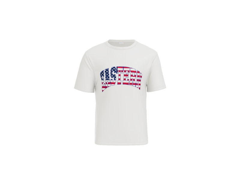 Eastern Block Flag - Sport Tek Dry Fit T-shirt - White - Youth and Adult