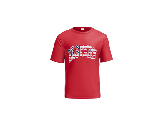 Eastern Block Flag - Sport Tek Dry Fit T-Shirt - Red - Youth and Adult