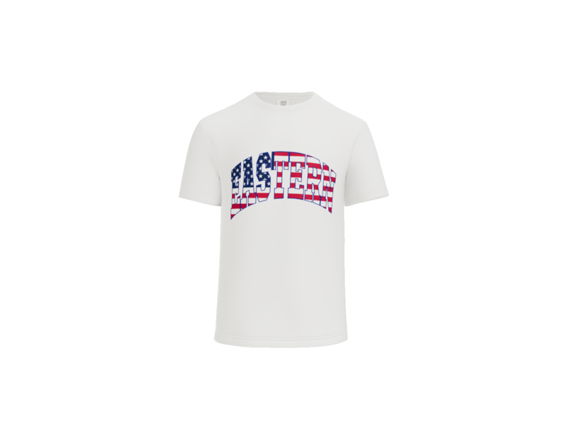 Eastern Block Flag - Comfort Colors Short Sleeve T-Shirt - White - Youth and Adult