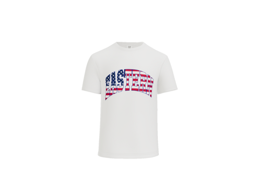 Eastern Block Flag - Comfort Colors Short Sleeve T-Shirt - White - Youth and Adult