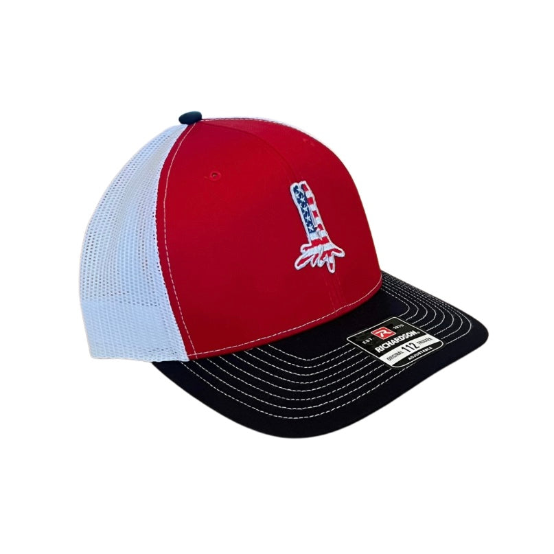Turkeyfeet Richardson - Snapback Trucker Cap - Red/Navy/White